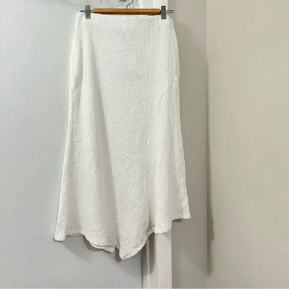 Zara ASYMMETRICAL SKIRT IN RIBBED FABRIC - Picture 13 of 15